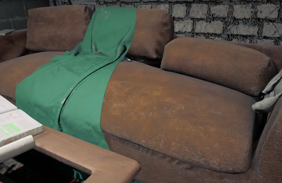 Advanced cloth shader with realistic sheen and fabric rendering